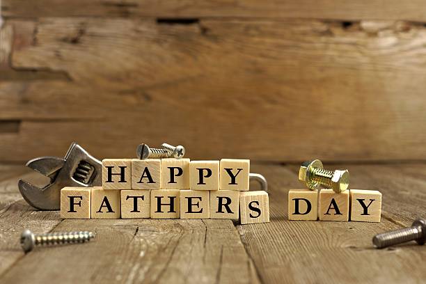 Fotohintergrund 'Happy Father's Day' – 183x152 Cm, Vinyl, Retro-Holzdesign, Für Fotostudio, Vatertags-Deko, Partys