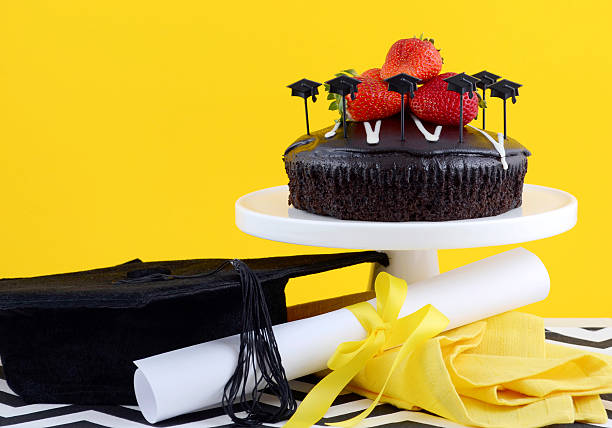 istock Graduation Day Party with Chocolate Cake. 473283678