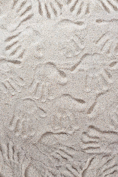 istock Beach of finger printing 473285342