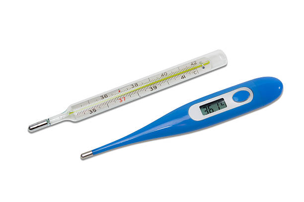 istock Classic and electronic medical thermometers 473286226