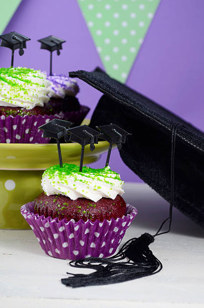 istock Graduation Day Green and Purple Party 473286302