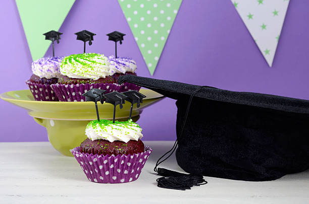 istock Graduation Day Green and Purple Party 473286308