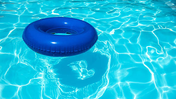 istock Blue Buoy on swimming pool 473286466