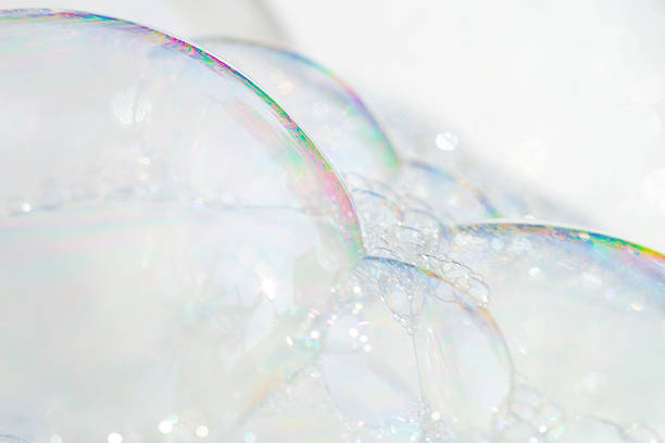 Color on the bubble stock photo