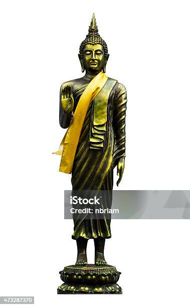 Standing Buddha Image Statue Stock Photo - Download Image Now - 2015, Buddha, Buddhism