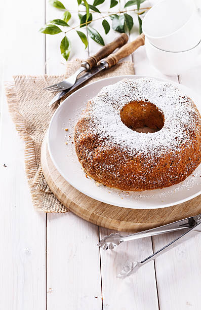 istock Homemade Bundt Cake with icing sugar 473288480