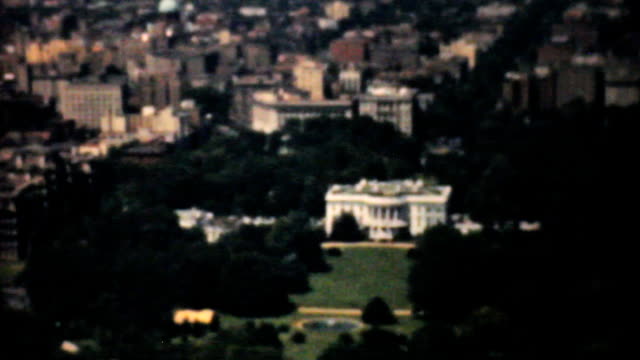 Aerial View White House Washington Capitol Building-1940 Vintage 8mm