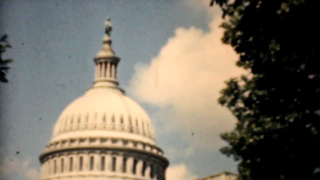 United States Capitol Building Washington DC-1940 Vintage 8mm film