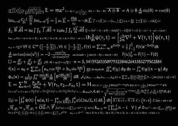 Equations auf Tafel – Foto