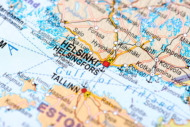istock Map of Helsinki, Finland 473295662