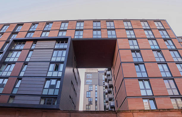 istock Hole in Glasgow Apartment Buildings 473295736