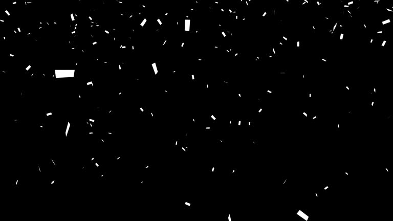 Blue confetti