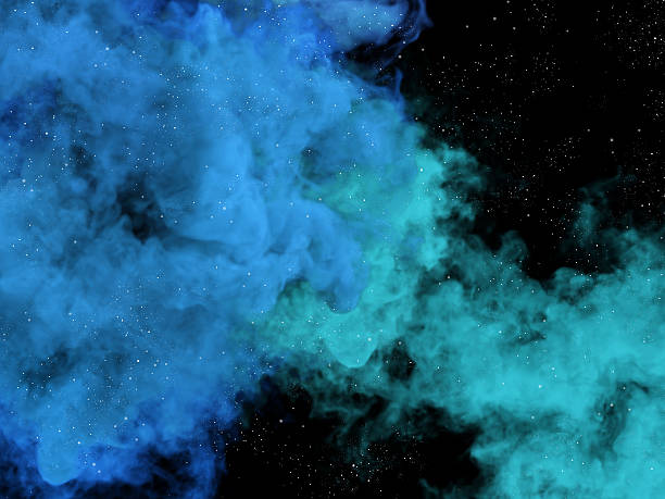 istock Blue nebulas and stars in space 473296450