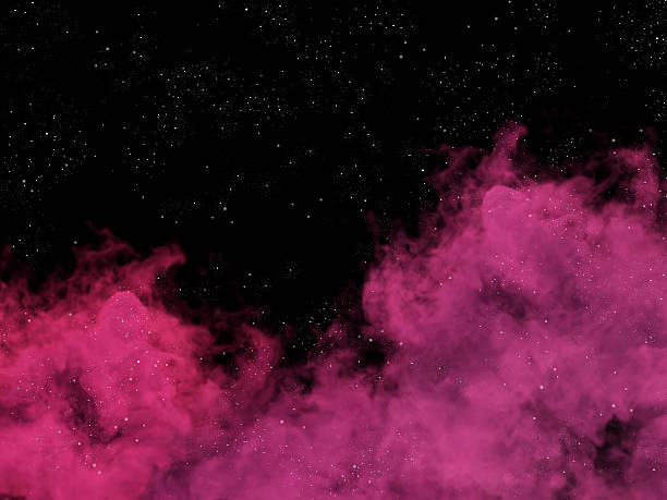 istock Pink nebula and stars in cosmos 473296452