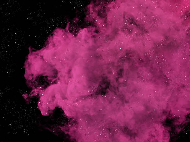 istock Pink nebula and stars in galaxy 473296464