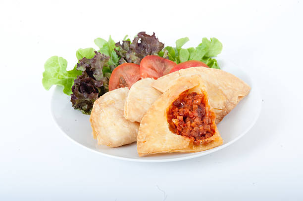 istock fried dumplings,Seafood Fried Dumpling - Gyoza 473298624