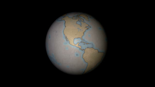 Paper globe (Northern Hemisphere) loopable