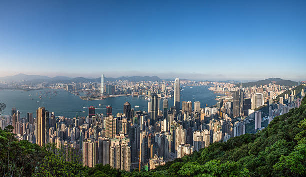 istock Hong Kong and Kowloon panorama view 473303108