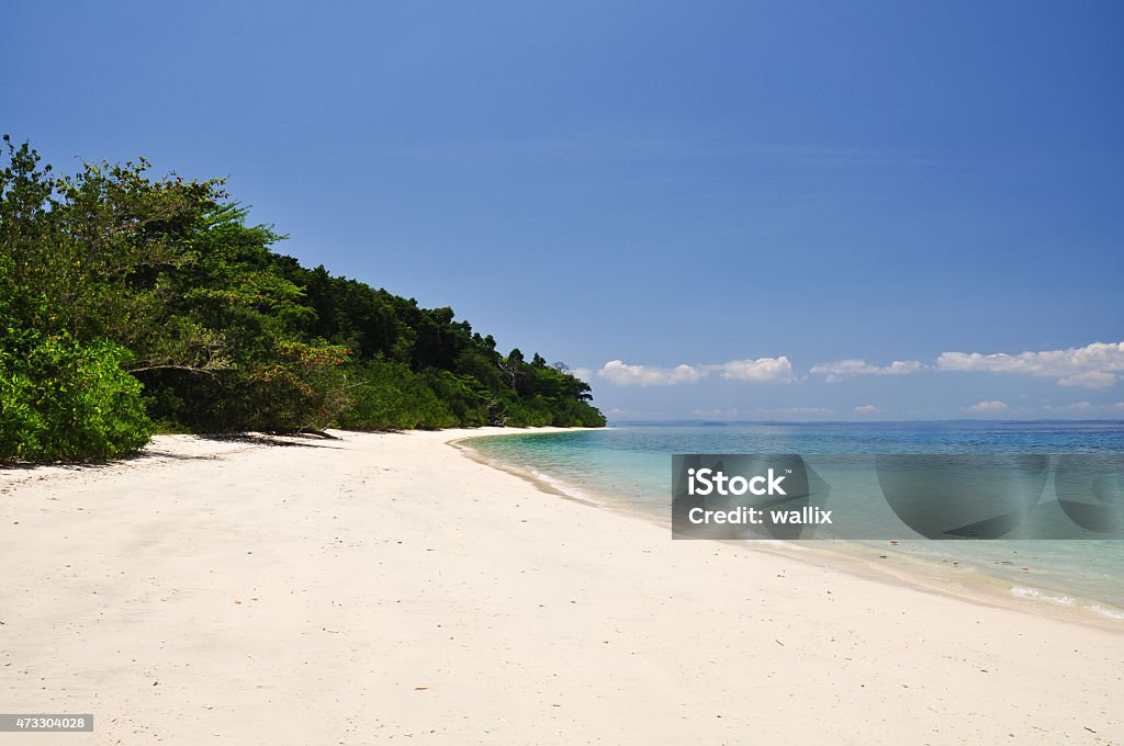 Elephant Beach on Havelock - Andaman & Nicobar Islands, India Stunning view of Elephant Beach on Havelock Island. 2015 Stock Photo