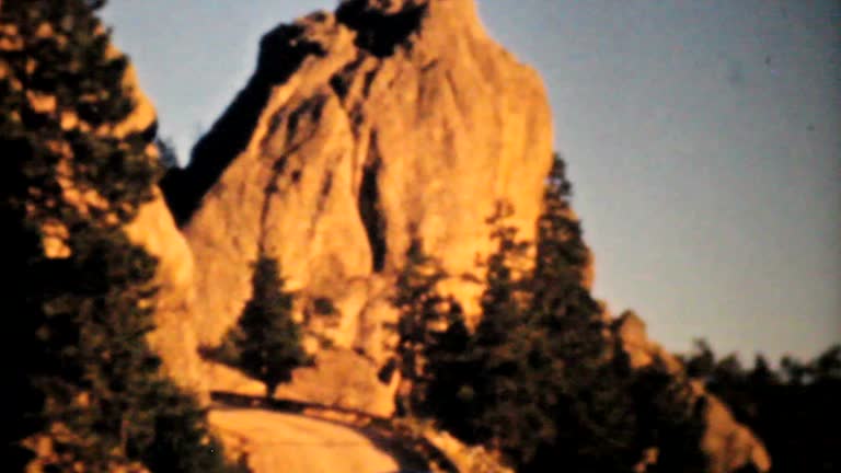 Mount Rushmore Being Built-1940 Vintage 8mm film