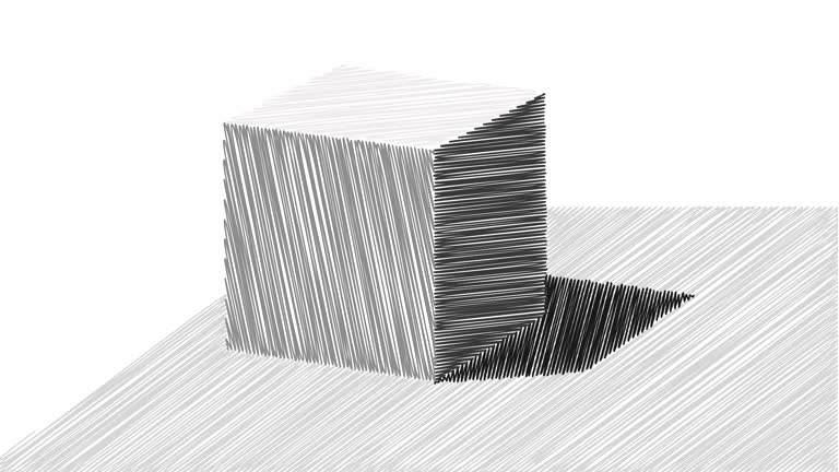 sketching a cube