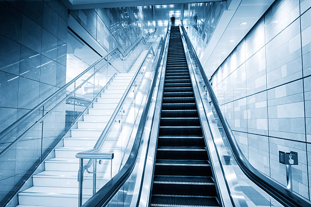 istock Station escalator in Dubai, United Arab Emirates 473311316