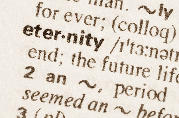 istock Dictionary definition of word eternity 473311616