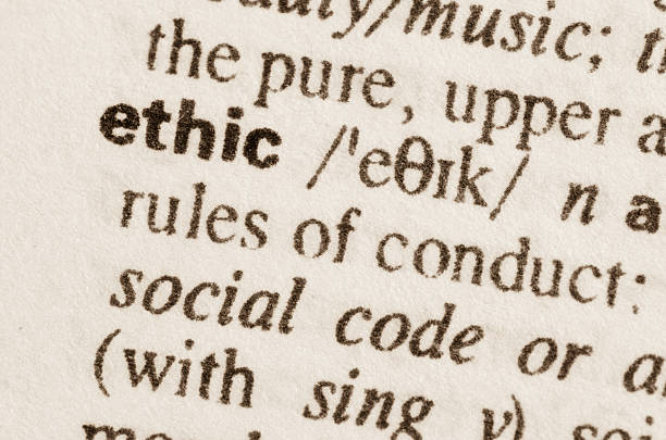 istock Dictionary definition of word ethic 473311628