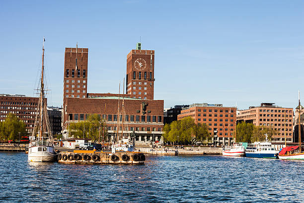 istock Oslo City Hall seen from the sea 473312662