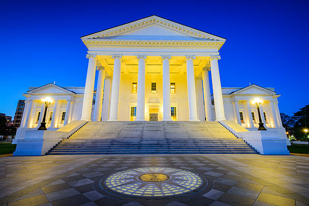 istock Close up of Richmond State Capitol building 473312886