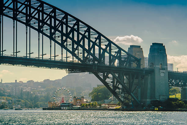 luna park e a harbour bridge - luna park - fotografias e filmes do acervo