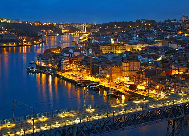 Citylights of Porto, Portugal