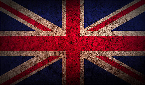 istock Flag of United Kingdom with old texture. 473318736