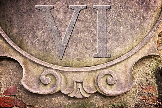 istock Roman number written on stucco wall 473319920