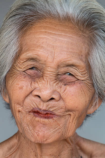 istock Portrait old asian woman 473323564