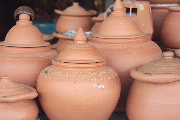 istock Earthenware brown for sale in Asia 473323614