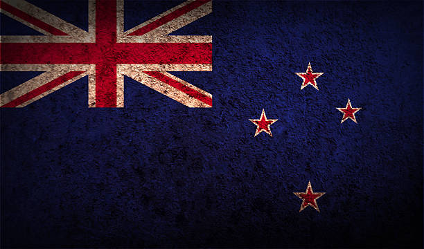 istock Flag of New Zeland with old texture. 473324454