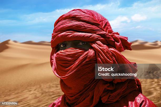 Red Tuareg Stock Photo - Download Image Now - Tuareg Tribe, Niger, Timbuktu - Mali