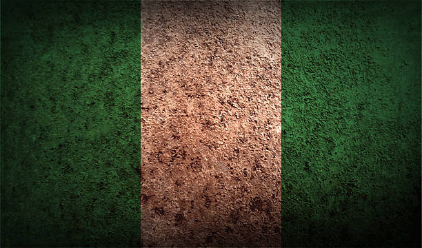 istock Flag of Nigeria with old texture. 473325450