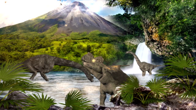 prehistoric scenery