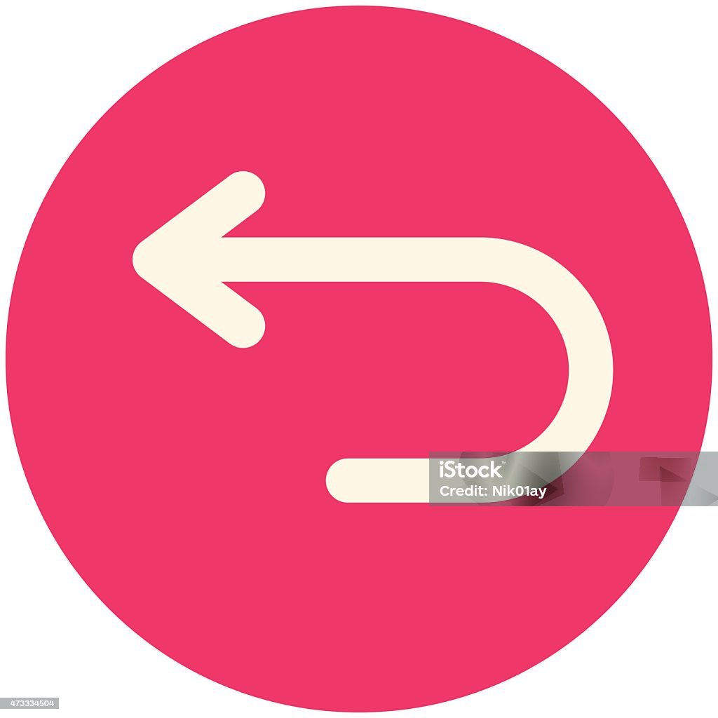 Arrow Back icon Back, modern flat icon Back Arrow stock vector