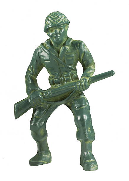 istock Green Soldier With Rifle 473335204