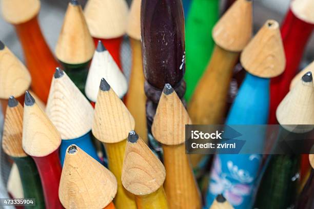 Pencils Stock Photo - Download Image Now - 2015, Antique Shop, Art And Craft