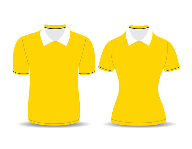 istock yellow polo shirt outline 473336382