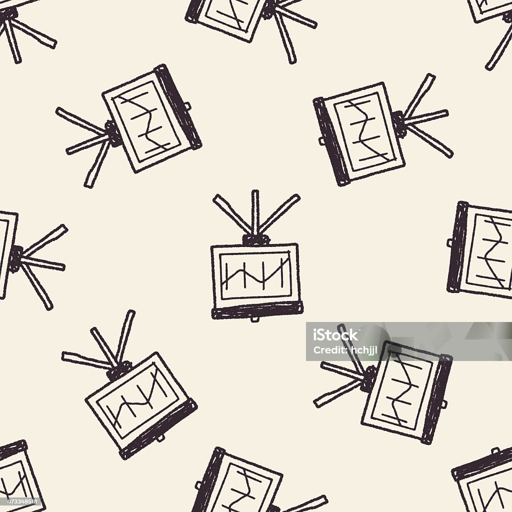 Whiteboard Pattern Doodle Whiteboard Chart Seamless Pattern Background Stock Illustration ...