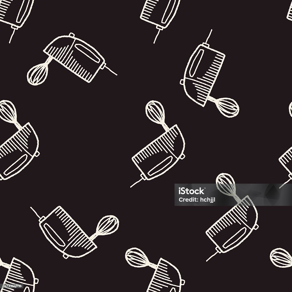 Doodle mixer seamless pattern background 2015 stock vector