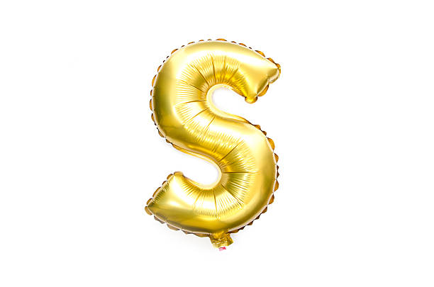 istock Golden Alphabet Foil Balloon Letter U 473359546