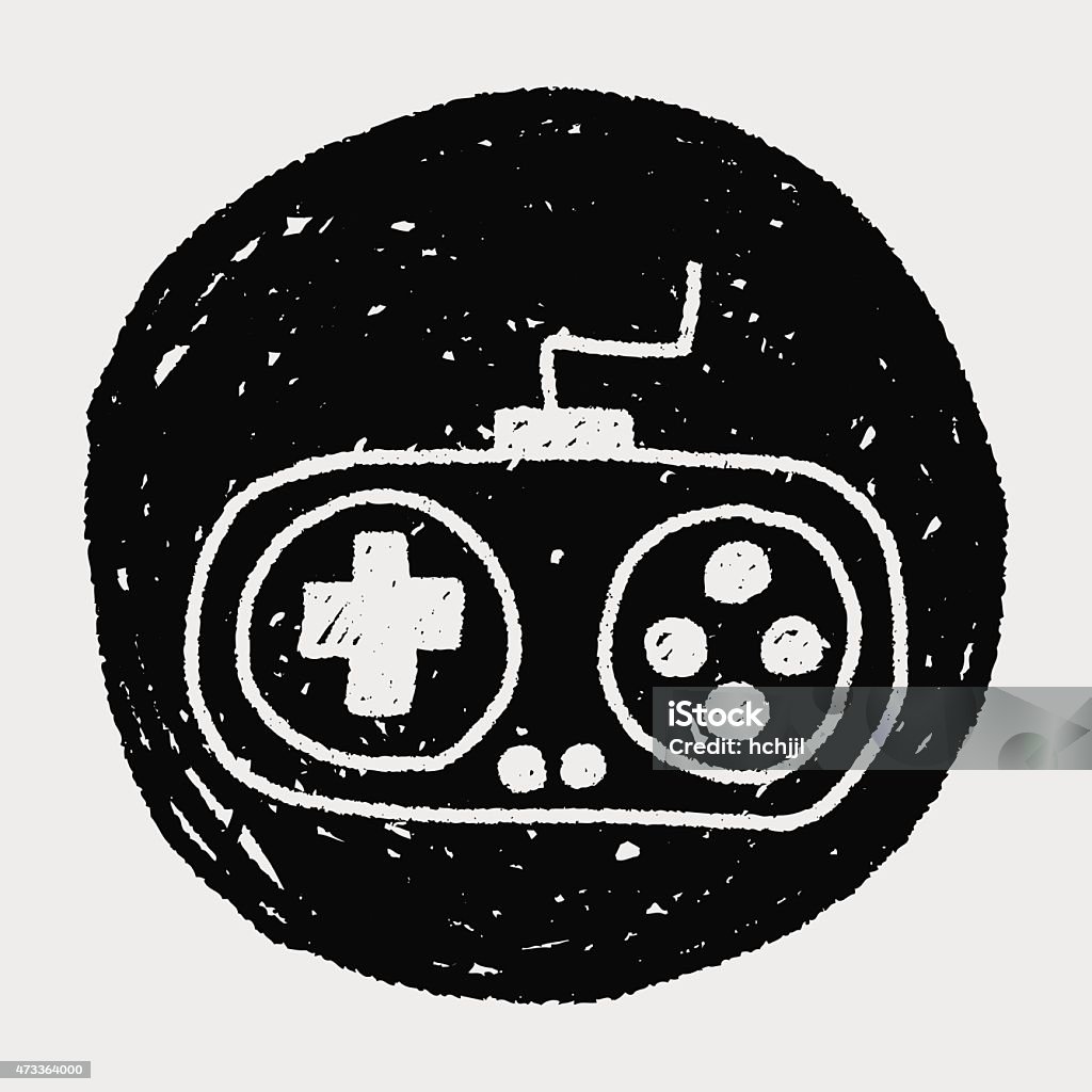 Emote Control Drawing Game Remote Control Doodle Drawing Stock Illustration - Download Image ...