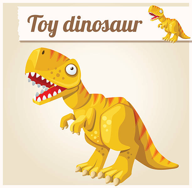 Ilustración de Juguete De Dinosaurios Vector Ilustración De Dibujos Animados  Serie De Juguetes Para Niños y más Vectores Libres de Derechos de Dinosaurio  de juguete - iStock