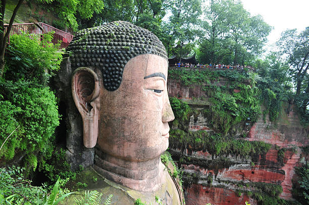 istock large buddha statue in Leshan, Sichuan, China 473370430